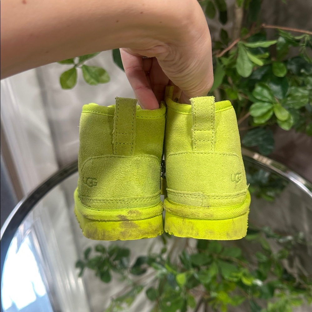 UGG Kids Vibrant Lime Boots - Picture 10 of 10